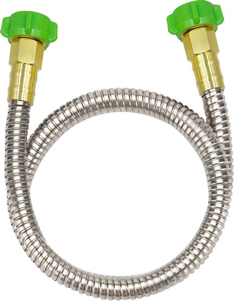 Yanwoo 304 Stainless Steel 3ft Garden Hose With Female To Female Metal