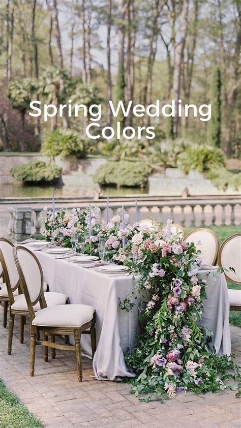 Top 8 Spring Wedding Color Palettes For 2024 Spring Wedding