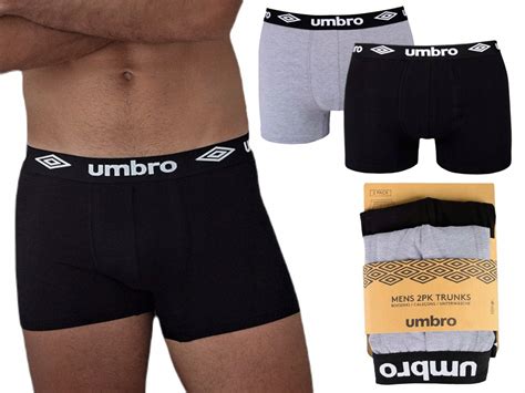 UMBRO BOKSERKI męskie CZARNE SZARE 2 PAK L 13218888857 Allegro pl