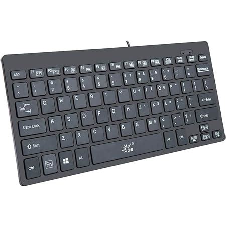 SR Mini Keyboard Wired Thin Portable 78 Keys Usb Multimedia Small For