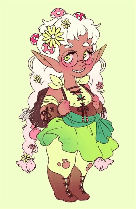 [art] My Forest Gnome Druid Effie Figs Whistle R Dnd