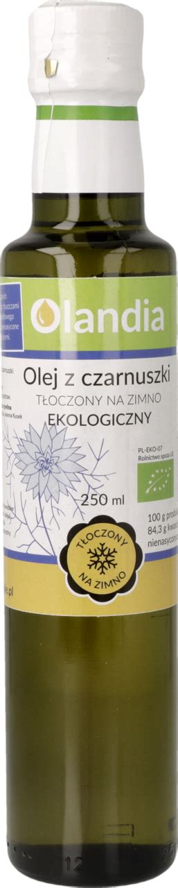 OLANDIA olej z czarnuszki tłoczony na zimno 250 ml Drogeria Rossmann pl