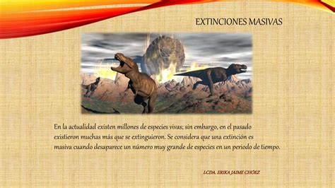 Extinciones Masivas PPT