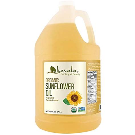 Kevala High Oleic Organic Sunflower Oil 1 Gallon Pricepulse