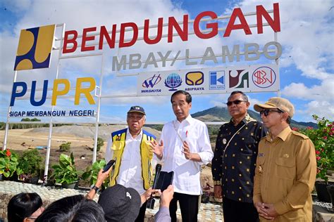 Sekretariat Kabinet Republik Indonesia Tinjau Pembangunan Bendungan