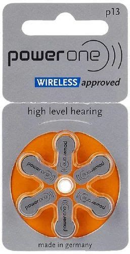 Power One P Zinc Air Hearing Aid Battery At Rs Pack Hearing Aid