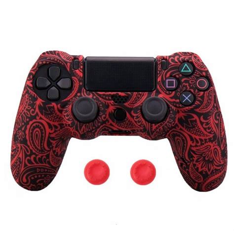 Чехол силиконовый для геймпада PS4 Dualshock 4 Red Leaf – фото, отзывы ...
