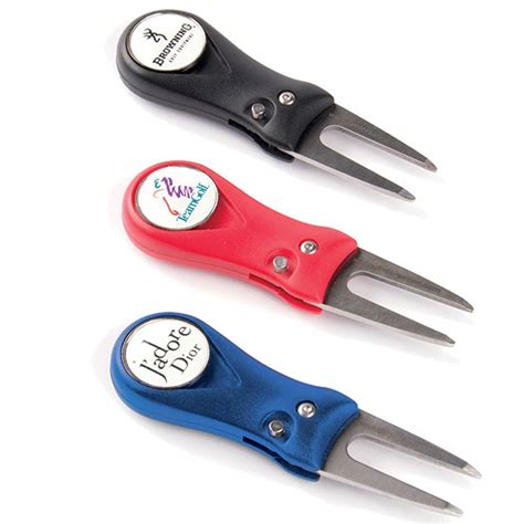 Golf Divot Tool With Epoxy Ball Marker Dml