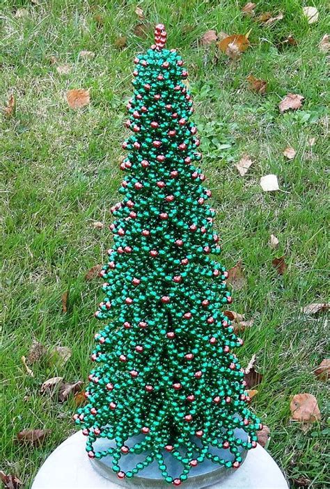 Chritmas Tree Beading Pattern Christmas Tree Tutorial Beading Tutorial