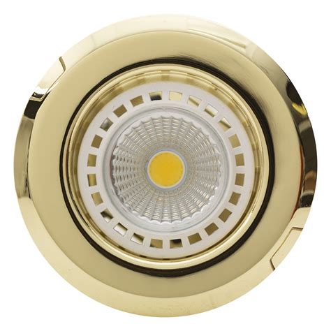 Lightstore Downlight Straight Polished Brass Eurolux