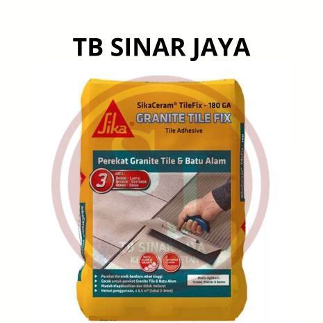 Jual Sikaceram Ga Tilefix Perekat Granit Kg Kota Tangerang