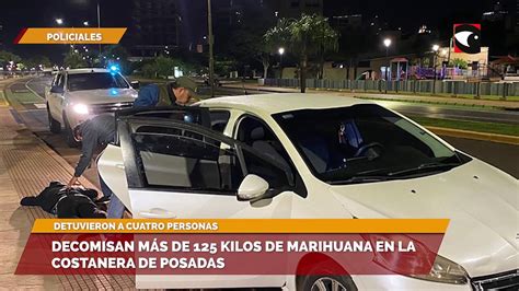 Decomisan M S De Kilos De Marihuana En La Costanera De Posadas