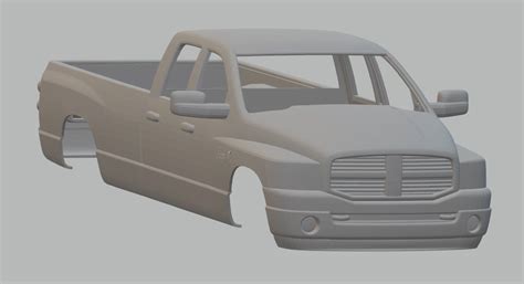 Ram 3500 Printable Body Truck Cgtrader