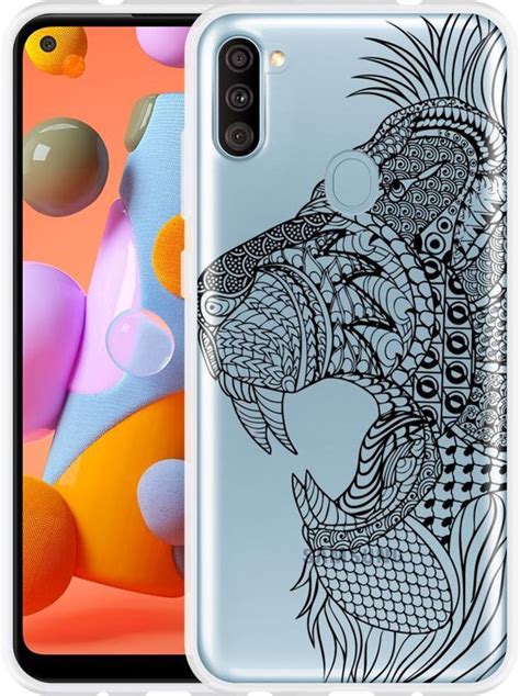 Oppo A52 Hoesje Leeuw Mandala Designed By Cazy Bol