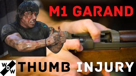 M1 Garand Thumb Injury How Not To Load An M1 Garand M1 Thumb Youtube