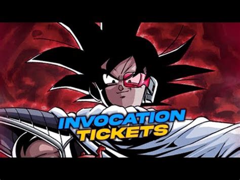 6 LR INVOCATION TICKETS INVOCATION MULTIPLE PERSOS 77 DOKKAN