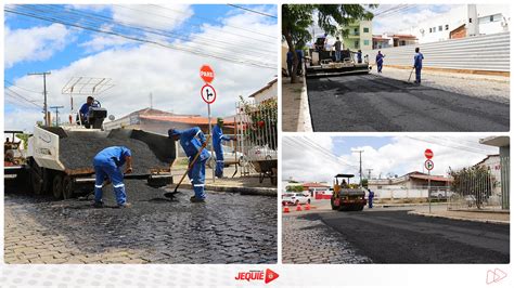 Prefeitura de Jequié inicia pavimentação asfáltica da Rua Coronel Costa