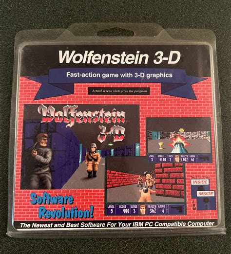 Vintage Pc Computer Games Wolfenstein 3d Old Floppy Disc Rare Ebay