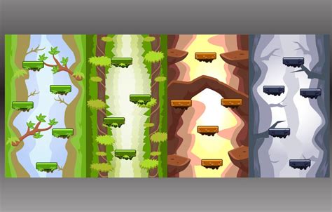 16 Jump Vertical Game Backgrounds Pack By Dionartworks Codester