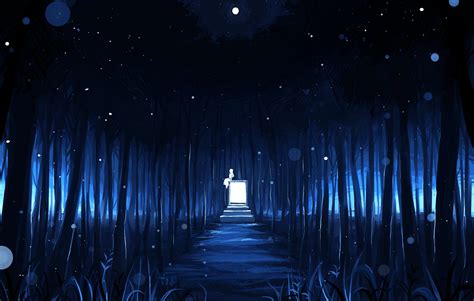 🔥 [30+] Dark Forest With Moon Wallpapers | WallpaperSafari