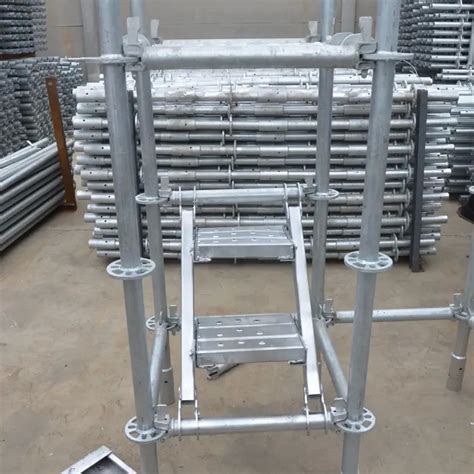 Hot Dip Galvanized Ringlock System Scaffolding For Architecture