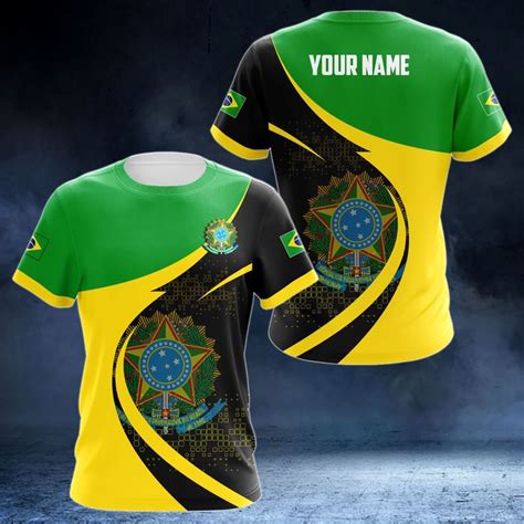 Aio Pride Customize Brazil Future Style Unisex Adult Shirts Aio