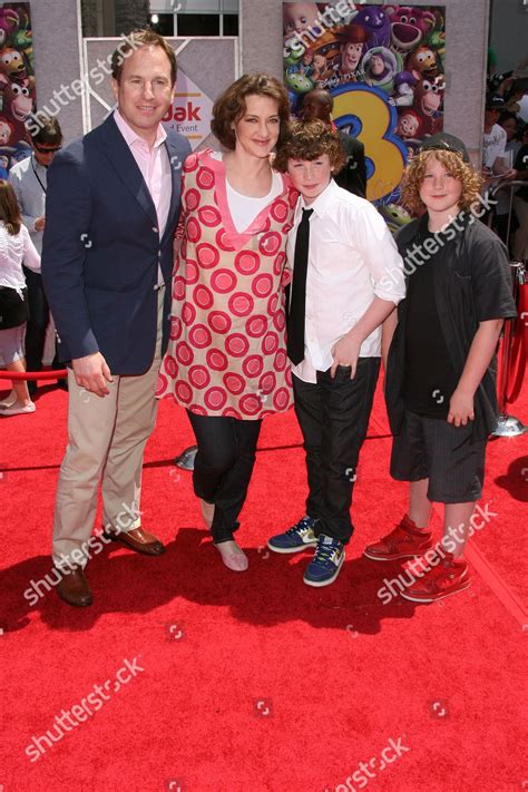 Joan Cusack Husband Richard Burke Sons Editorial Stock Photo Stock