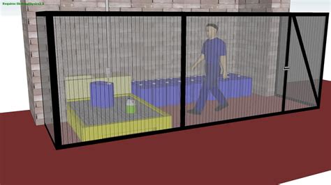Chemical Storage Cage 3d Warehouse