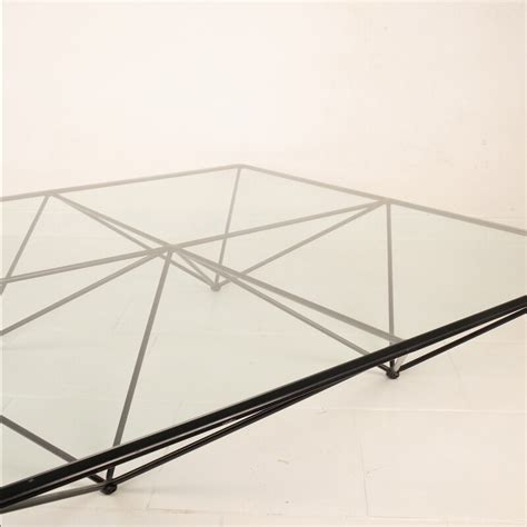 Vintage Alanda Steel Coffee Table By Paolo Piva For B Et B Italia 1980