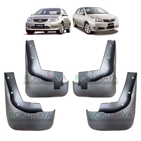 Toyota Vios 1st Gen NCP42 2004 2006 Mud Flap Mudflap Mudflaps