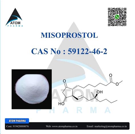 C₂₂H₃₈O₅ Misoprostol at Rs 500 in Surat - ID: 7029725 | Atom Pharma