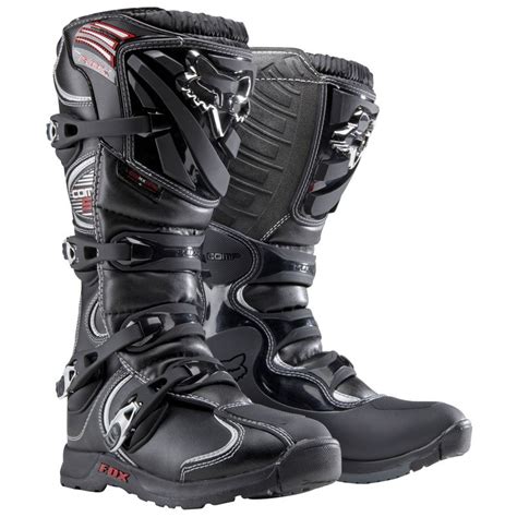 Bottes Cross Fox Comp Black Bottes Motoblouz