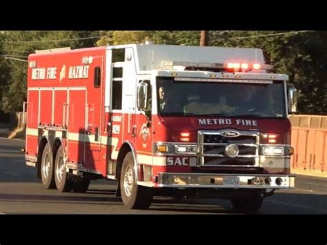 Sacramento Metro Fire District Hazmat 109 Responding YouTube