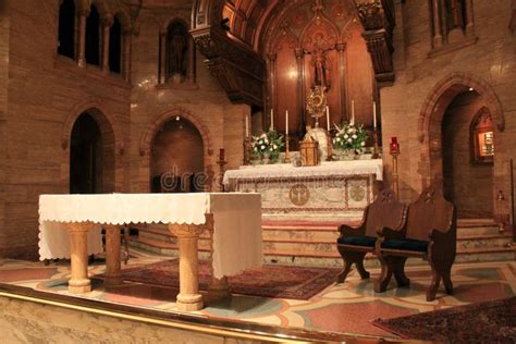 Peaceful Scene Inside Worship Area Holy Ghost Catholic Churchdenver
