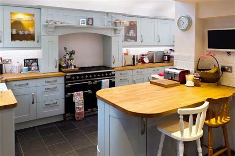 An Innova Linwood Cornflower Blue Kitchen Real Customer Kitchens