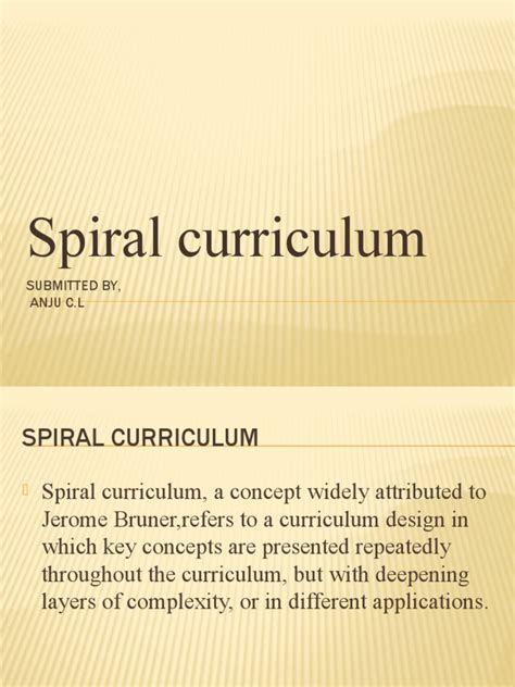 Spiral Curriculum Pdf