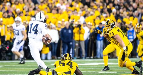 Just The Stats No 4 Penn State At No 3 Iowa Black Shoe Diaries