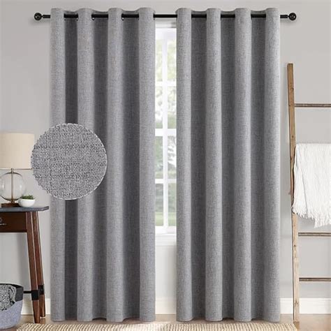 Amazon Miulee Cortinas Con Textura De Lino Para Dormitorio