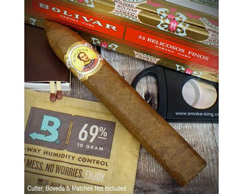 Bolivar Belicosos Finos Cuban Cigar Smoke King