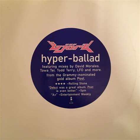 bjoerk hyper ballad   vinyl   rpm