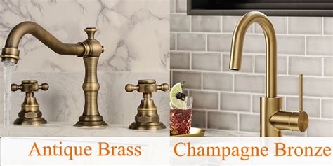 Antique Brass Vs Champagne Bronze Exploring The Differences