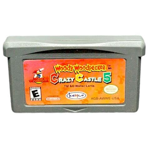 Gra Woody Woodpecker In Crazy Castle Nintendo Game Boy Advance