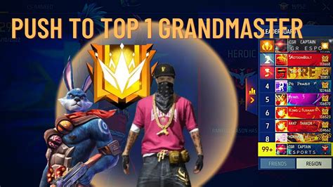 Push To Top Grandmaster Br Ranked New Season Live Freefire Bgamer