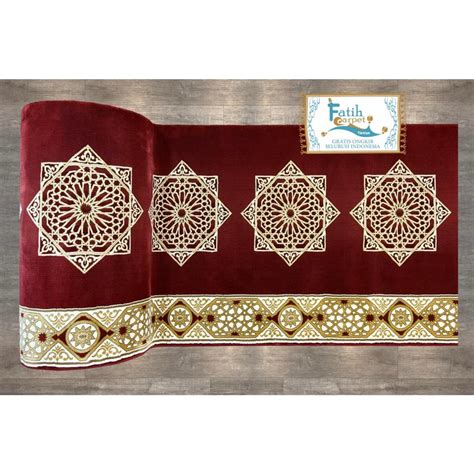 Jual Karpet Masjid Royal Padisah Import Turki Size 120 Cm X 6 Meter