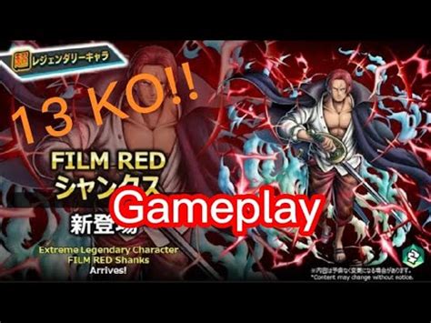 Shanks V2 Gameplay 5 13 Ko One Piece Bounty Rush YouTube