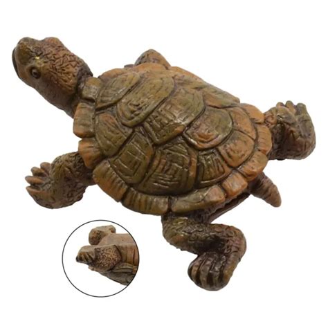 FIGURINE DE JARDIN Tortue En R Sine D Inspiration Vintage Ornement D