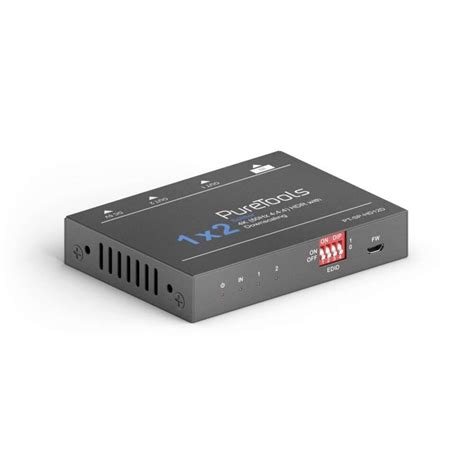 PureLink PT SP HD12D 1x2 4K 18Gbps HDMI Splitter With Scaler Belram