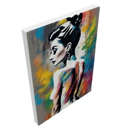 Nude Audrey Hepburn Abstract Naked Art Canvas Nude Art X Canvas Print Nude EBay