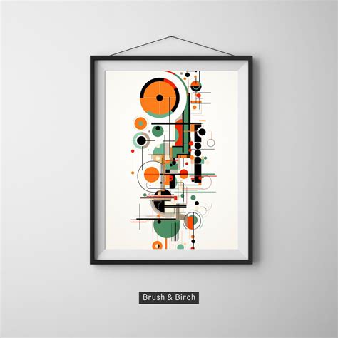 Simetr A Bauhaus Abstracci N Descarga Digital Instant Nea Etsy Espa A