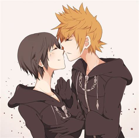 Roxas And Xion Kingdom Hearts Art Kingdom Hearts Roxas Kingdom Hearts